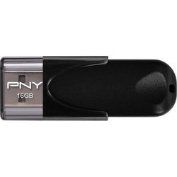 USB флеш накопитель PNY flash 16GB Attache4 Black USB 2.0 (FD16GATT4-EF) ― 