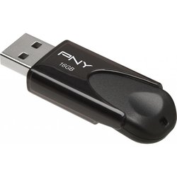 USB флеш накопитель PNY flash 16GB Attache4 Black USB 2.0 (FD16GATT4-EF)