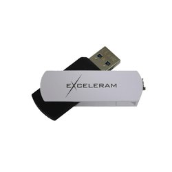 USB флеш накопитель eXceleram 16GB P2 Series White/Black USB 3.1 Gen 1 (EXP2U3WHB16) ― 