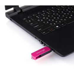 USB флеш накопитель eXceleram 32GB P2 Series Rose/Black USB 3.1 Gen 1 (EXP2U3ROB32)