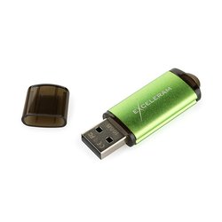 USB флеш накопитель eXceleram 64GB A5M MLC Series Green USB 3.1 Gen 1 (EXA5MU3GR64)