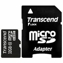 Карта памяти Transcend 32Gb microSDHC class 10 (TS32GUSDHC10) ― 