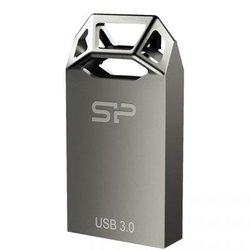 USB флеш накопитель Silicon Power 16GB Jewel J50 USB 3.0 Titanium (SP016GBUF3J50V1T) ― 