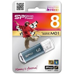 USB флеш накопитель Silicon Power 8GB MARVEL M01 USB 3.0 (SP008GBUF3M01V1B)
