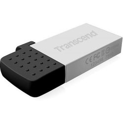 USB флеш накопитель Transcend 32G On-The-Go Silver USB 2.0 (TS32GJF380S)
