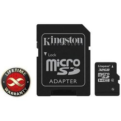 Карта памяти 32Gb microSDHC class 4 Kingston (SDC4/32GB) ― 