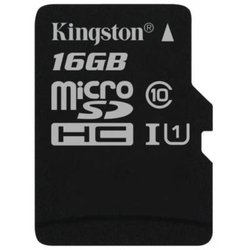 Карта памяти Kingston 16GB microSDHC Class 10 UHS-I (SDC10G2/16GBSP) ― 