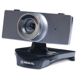 Веб-камера REAL-EL FC-140, grey ― 