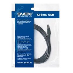 Кабель для принтера USB 2.0 AM/BM 1.8m SVEN (1300095)