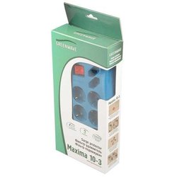 Сетевой фильтр питания Greenwave Maxima 10-3, aquamarine (R0013738)