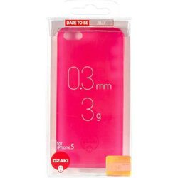 Чехол для моб. телефона OZAKI iPhone 5/5S O!coat 0.3 Jelly Red (OC533RD)