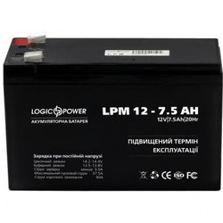 Батарея к ИБП LogicPower LPM 12В 7.5 Ач (3864) ― 