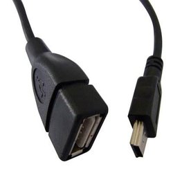Дата кабель USB 2.0 AF to mini-B 5P OTG Atcom (12821)