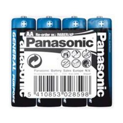 Батарейка PANASONIC R6 PANASONIC * 4 (R6BER/4P) ― 