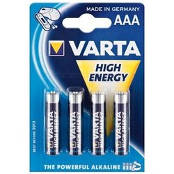 Батарейка Varta AAA Varta High Energy * 4 (4903121414) ― 