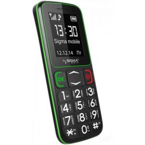 Мобильный телефон Sigma Comfort 50 mini3 Black Green (6907798337322)