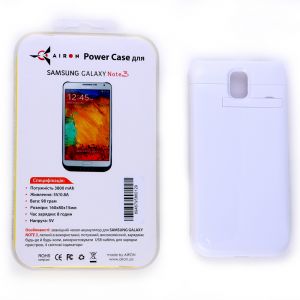 Чехол-аккумулятор AIRON Power Case для Samsung Note 3 White