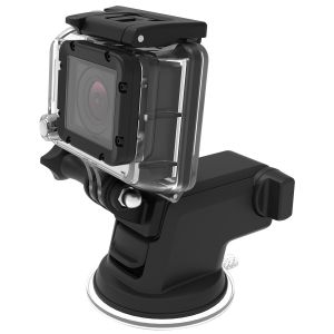 iOttie Easy One Touch GoPro Cradle for GoPro Hero 4, Hero 3, Hero 3+, Hero, Silver, Black, White (HLCRIO122GP)
