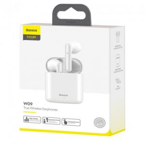 Навушники Baseus Encok True Wireless Earphones W09 White