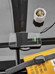 Бездротовий зарядний пристрій Baseus Simple Magnetic Wireless Charger(suit for IP12) Transparent