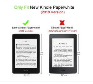 Обложка для Kindle Paperwhite 10th Gen Print Silicone, Knowledge, Brown