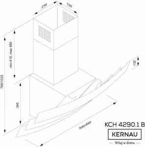Витяжка Kernau KCH 4290.1 B