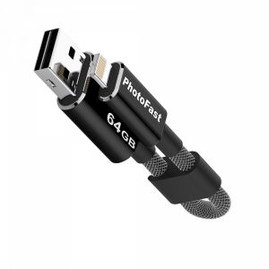 Флеш-память PhotoFast MemoriesCable GEN3 USB3.0 64GB Black (MCG3U3BK64GB)