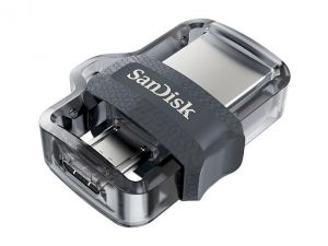 USB 3.0 SanDisk Ultra Dual Drive OTG M3.0 256Gb (150Mb/s) SDDD3-256G-G46