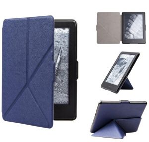 Обложка чехол для Amazon Kindle 6 (2016) Origami Smart Dark blue