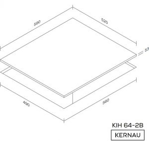 Варильна поверхня індукційна Kernau KIH 64-2B