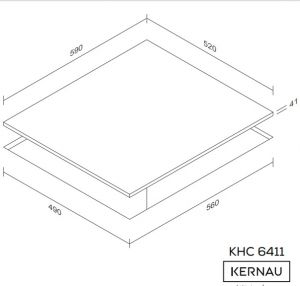 Варильна поверхня електрична Kernau KHC 6411