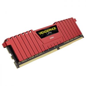 Память Corsair 4 GB DDR4 2400 MHz Vengeance LPX Red (CMK4GX4M1A2400C16R)