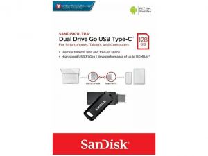 USB 3.1 SanDisk Ultra Dual Go Type-C 128Gb (150 Mb/s)