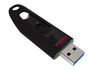 USB 3.0 SanDisk Ultra 256Gb (130Mb/s) Black (SDCZ48-256G-U46)