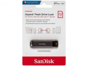 USB 3.1 SanDisk iXpand Luxe 256Gb Type-C/Lightning Apple