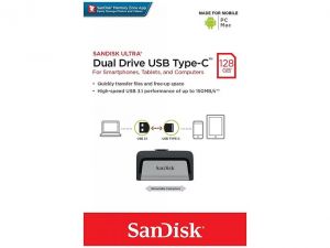 USB 3.1 SanDisk Ultra Dual Type-C 128Gb (150 Mb/s)