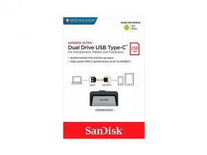 USB 3.1 SanDisk Ultra Dual Type-C 256Gb (150 Mb/s)