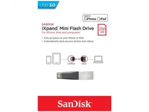 USB 3.0 SanDisk iXpand Mini 256Gb Lightning Apple