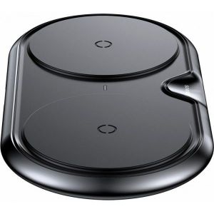 БЗП Baseus Dual Wireless Charger Plastic style Black