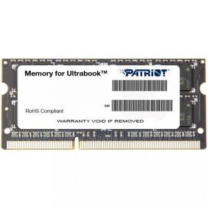 Память PATRIOT 8 GB SO-DIMM DDR3L 1600 MHz (PSD38G1600L2S)