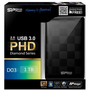 PHD External 2.5" SiliconPower USB 3.0 Diamond D03 1TB black