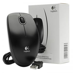 Мышь Logitech B-100 Optical Mouse black (910-003357)