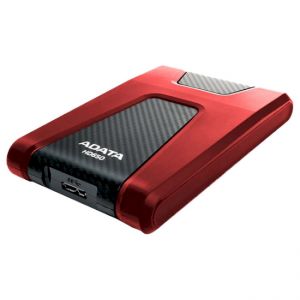 PHD External 2.5" ADATA USB 3.2 Gen. 1 DashDrive Durable HD650 1TB Red