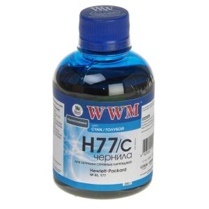 Чернила WWM HP №177 85 Cyan (H77/C)