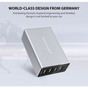 RavPower RP-PC030 Porsche Design 40W 4-Port USB Charger Charging Station with iSmart