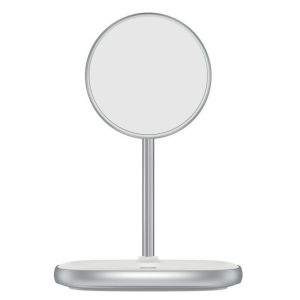 БЗП Baseus Swan Magnetic Desktop Bracket Wireless Charger(suit for IP12) White
