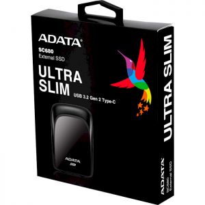 SSD ADATA SC680 240GB USB 3.2 Gen 2 Type-C Black