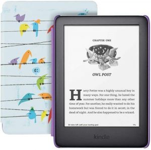Электронная книга с подсветкой и обложкой Amazon All-new Kindle Kids Edition 10th Gen. 2019 8GB with Rainbow Birds cover Black