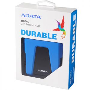 PHD External 2.5" ADATA USB USB 3.2 Gen. 1 DashDrive Durable HD680 2TB Blue