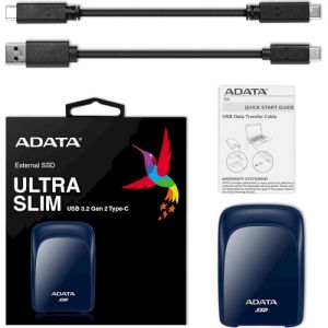 SSD ADATA SC680 240GB USB 3.2 Gen 2 Type-C Blue